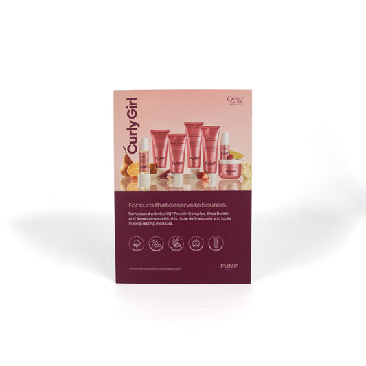 Curly Girl Strut Card