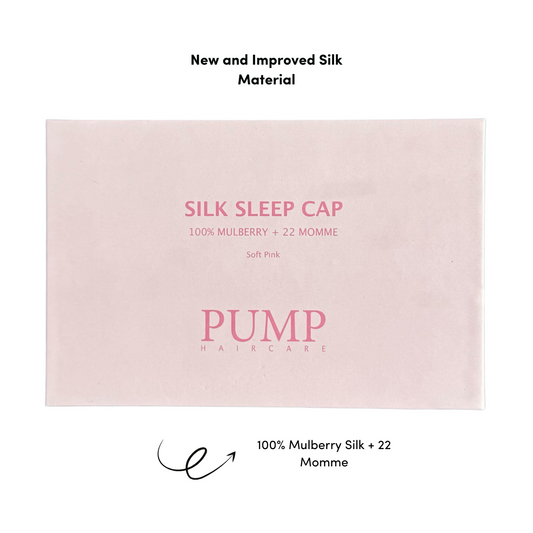 Pump Mulberry Silk Sleep Cap Pink 22 Momme *includes box*